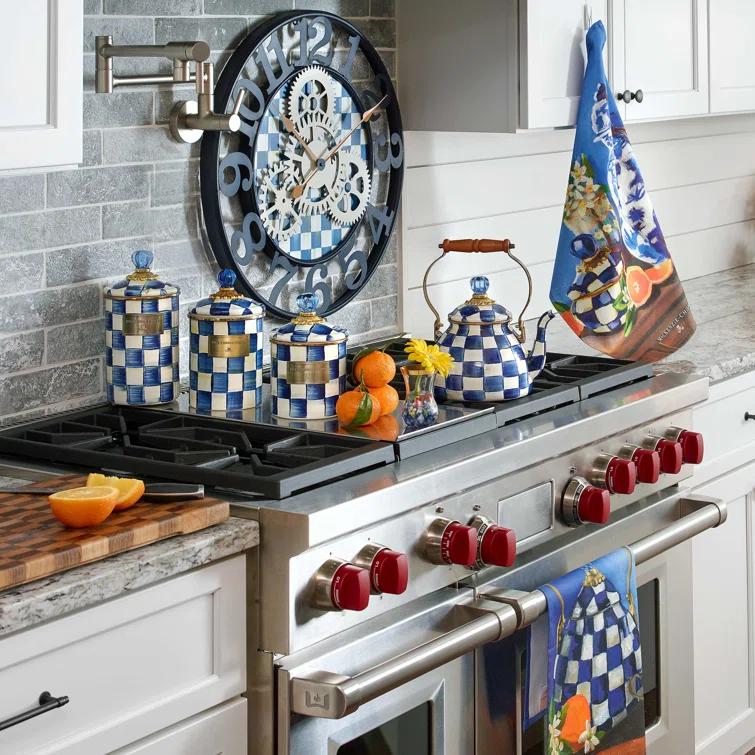 MacKenzie-Childs Royal Check® Canister