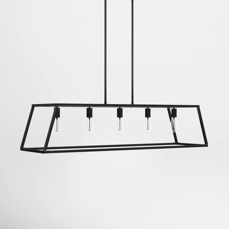 Clare 5 Light Metal Dimmable Kitchen Island Chandelier