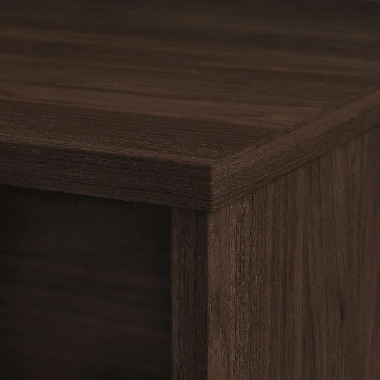 Bush Business Furniture Studio C L Shaped Desk with Mobile File Cabinet and Return