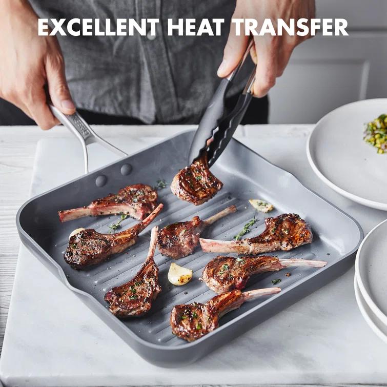GreenPan GreenPan Paris Pro Healthy Ceramic Nonstick 11" Square Grill Pan