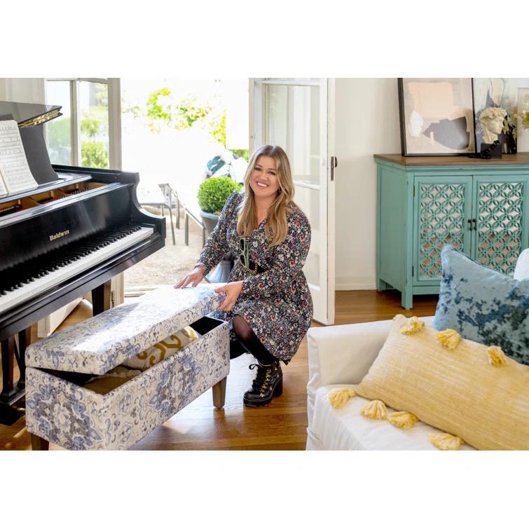 Chantrell 36" Wide Large Decorative Storage Bench
