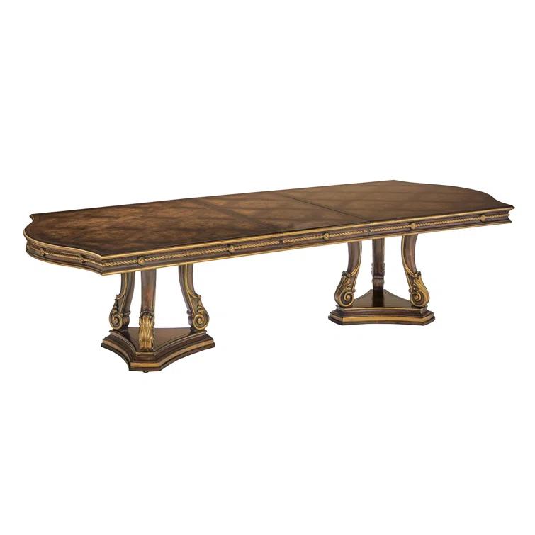 Maitland-Smith Sovereign Extendable Mahogany Solid Wood Dining Table