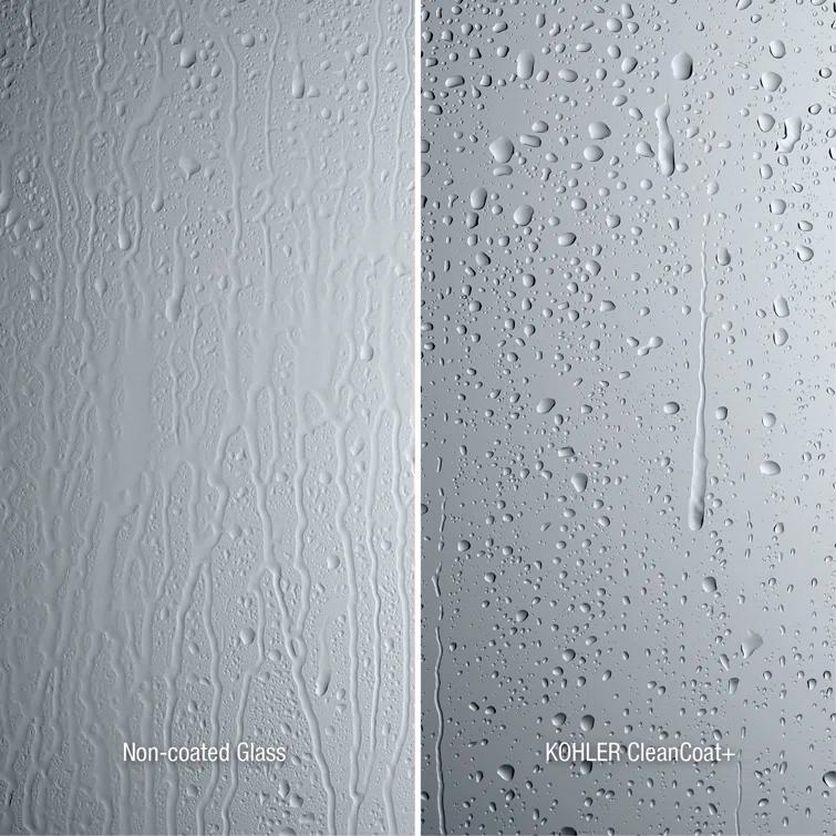 Levity 59.63" x 74" Bypass Shower Door with CleanCoat® Technology