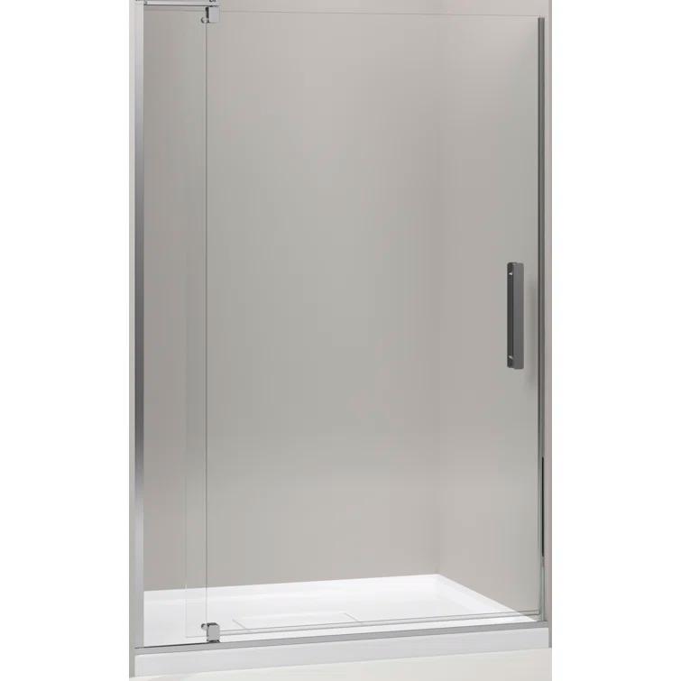 Revel 48'' x 70'' Pivot Shower Door with CleanCoat® Technology