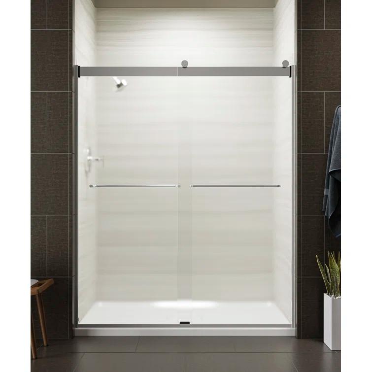 Levity 59.63" x 74" Bypass Shower Door with CleanCoat® Technology