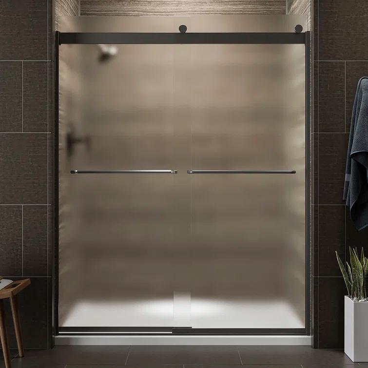 Levity 59.63" x 74" Bypass Shower Door with CleanCoat® Technology