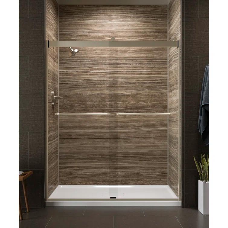 Levity 59.63" x 74" Bypass Shower Door with CleanCoat® Technology