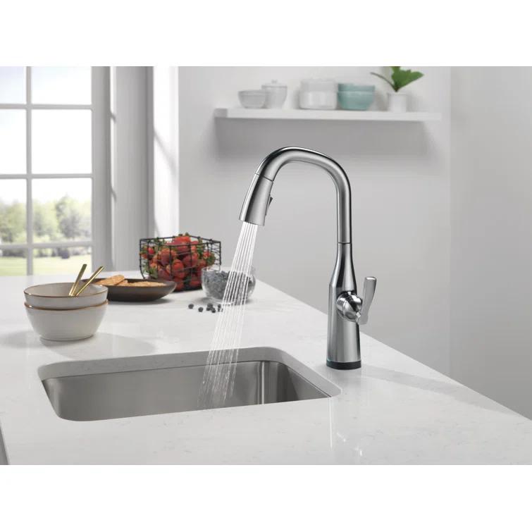 Stryke Pull Down Touch Bar Faucet with Touch2O Technology and With Accessories