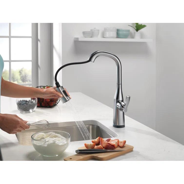 Stryke Pull Down Touch Bar Faucet with Touch2O Technology and With Accessories