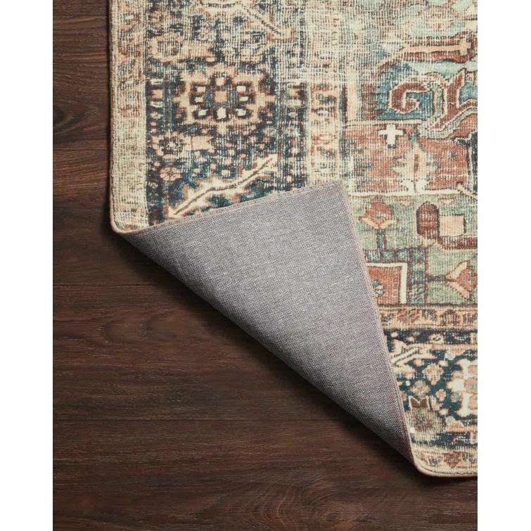 Loloi Margot Terracotta / Lagoon Area Rug feat. Cloudpile