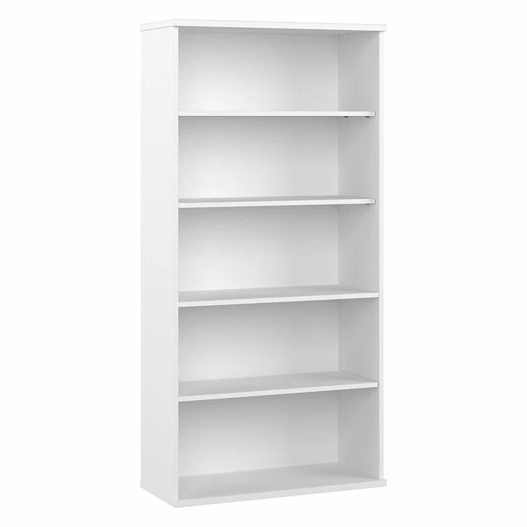 Bush Business Furniture Hybrid Tall 5 Shelf Bookcase