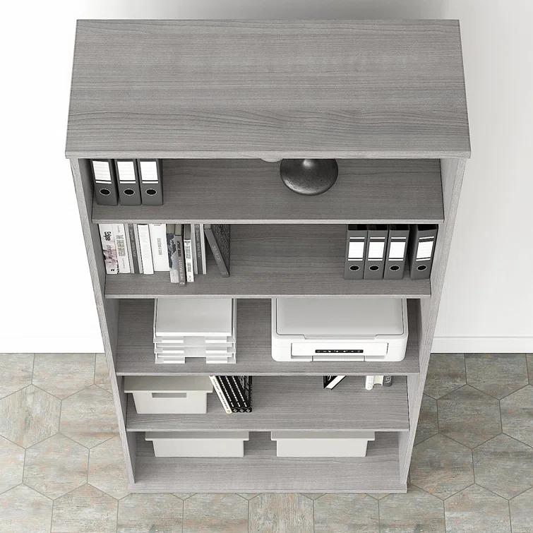 Bush Business Furniture Hybrid Tall 5 Shelf Bookcase