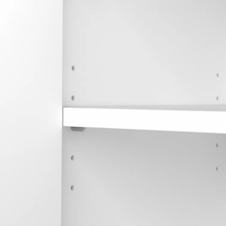 Bush Business Furniture Hybrid Tall 5 Shelf Bookcase