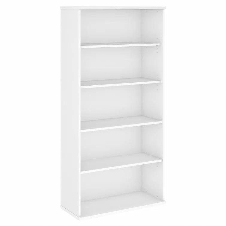 Bush Business Furniture Hybrid Tall 5 Shelf Bookcase