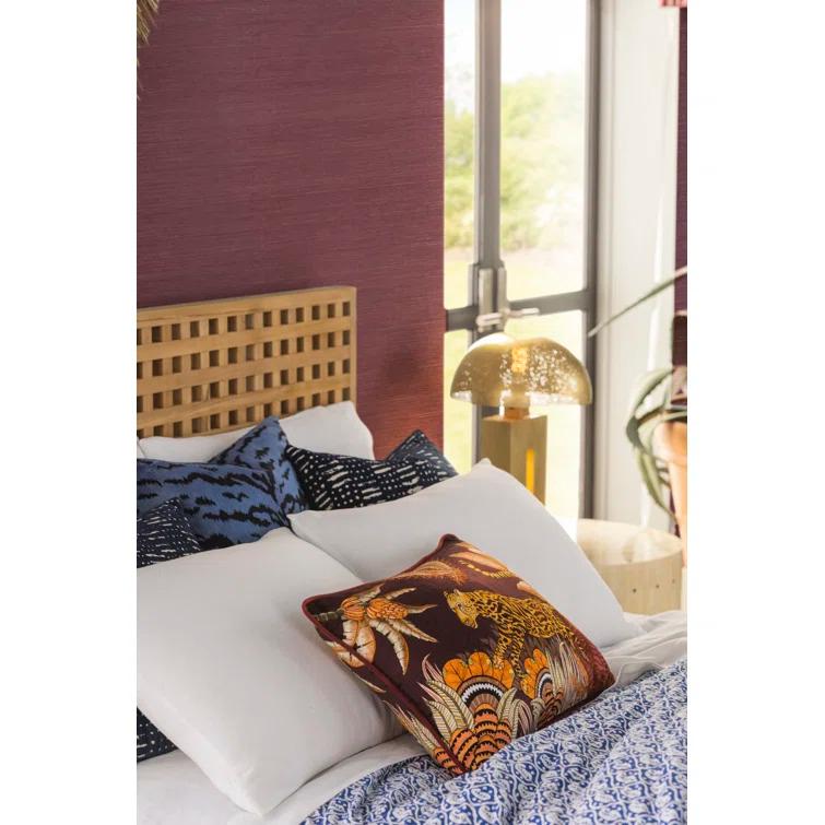 Noir Quinnton Solid Wood Slat Bed