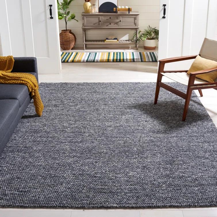 Natura NAT620 Hand Woven Area Rug - Dark Grey - 3'x5' - Safavieh