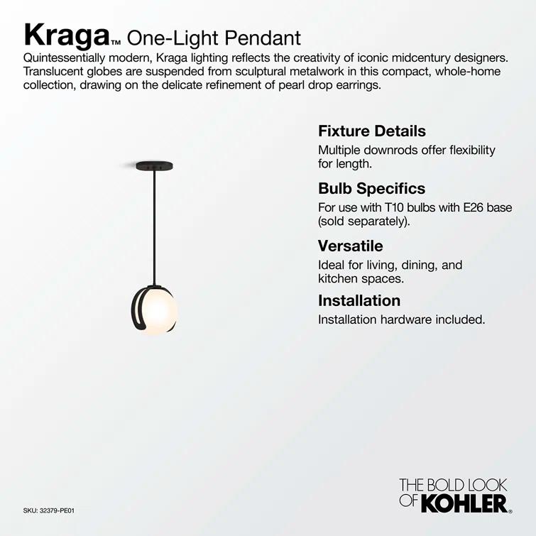 Kraga 10" 1 - Light Pendant
