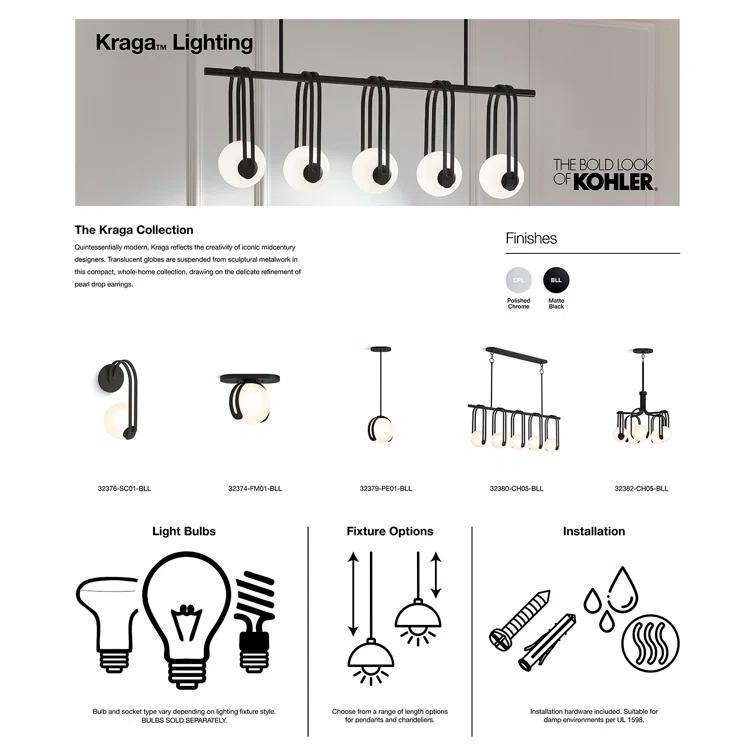 Kraga 10" 1 - Light Pendant