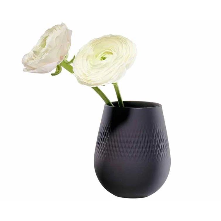 Villeroy & Boch Manufacture Collier Carre Vase, Large | Perigold