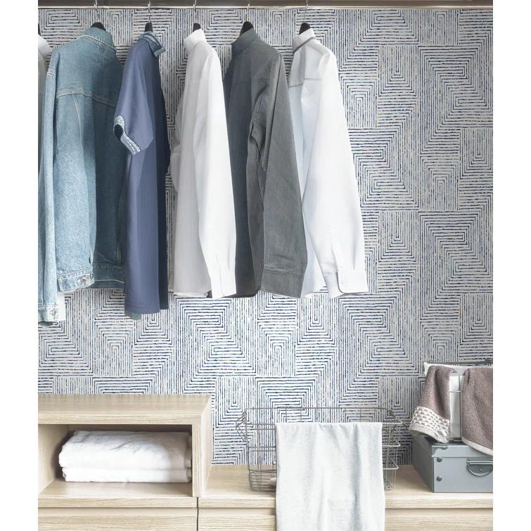 Ink Modern Peel & Stick Geometric Wallpaper