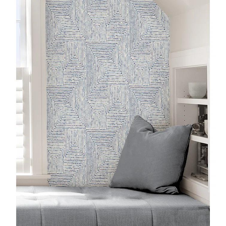 Ink Modern Peel & Stick Geometric Wallpaper