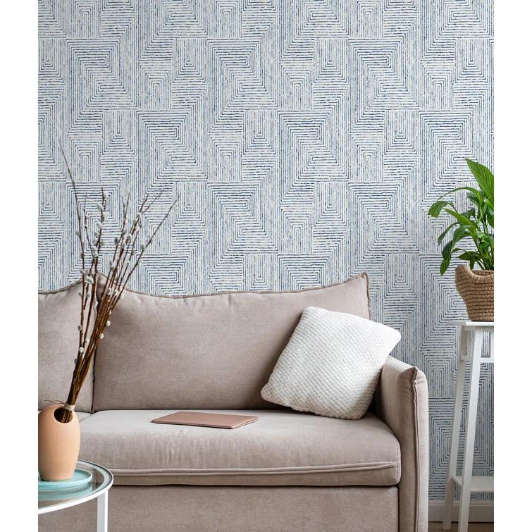 Ink Modern Peel & Stick Geometric Wallpaper