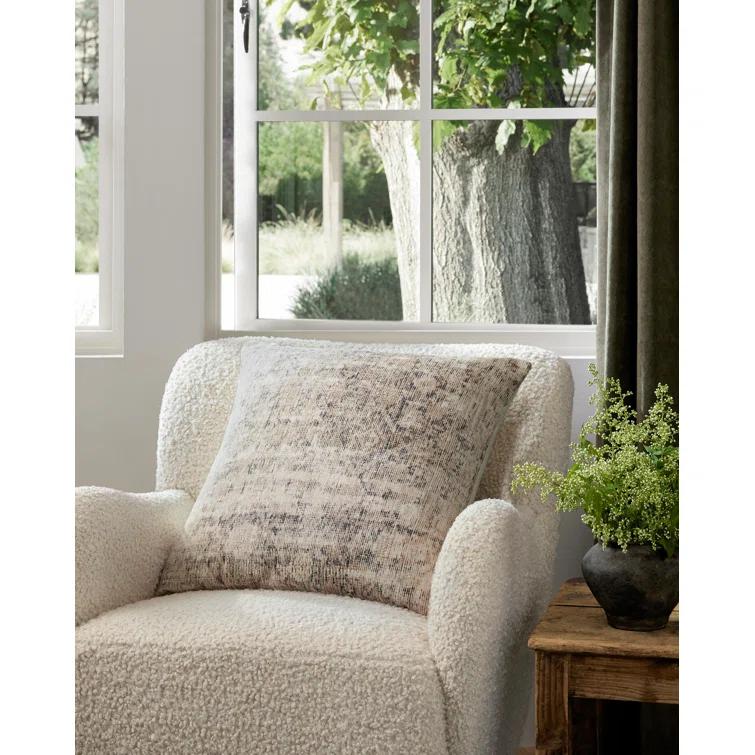 Larkspur Damask Throw Pillow