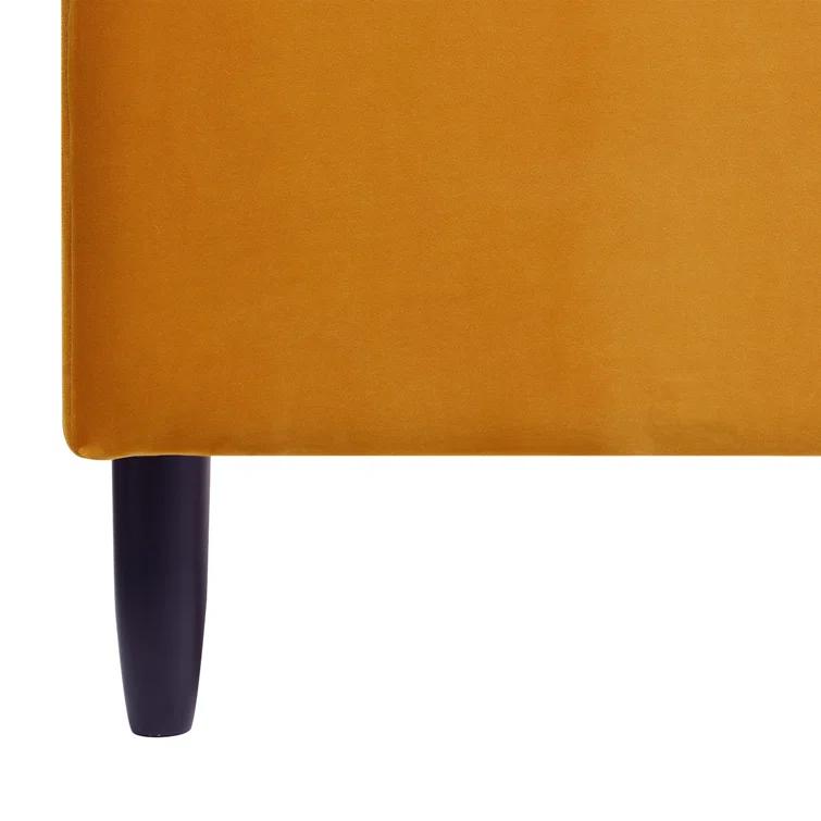 Afraa Upholstered Wingback Bed