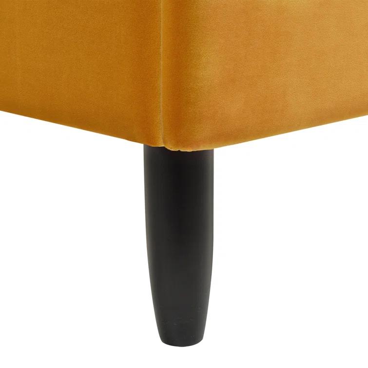 Afraa Upholstered Wingback Bed