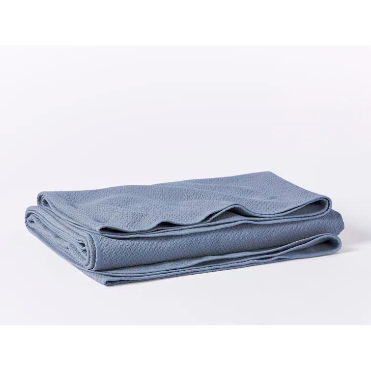 Coyuchi Honeycomb Hand Woven Throw Blanket