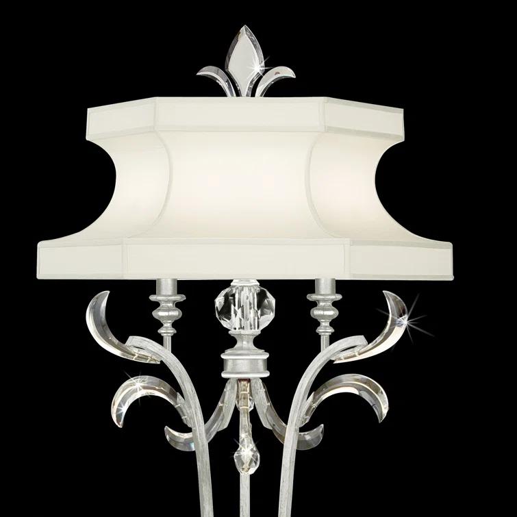 Fine Art Handcrafted Lighting Beveled Arcs 72'' Traditional Floor Lamp