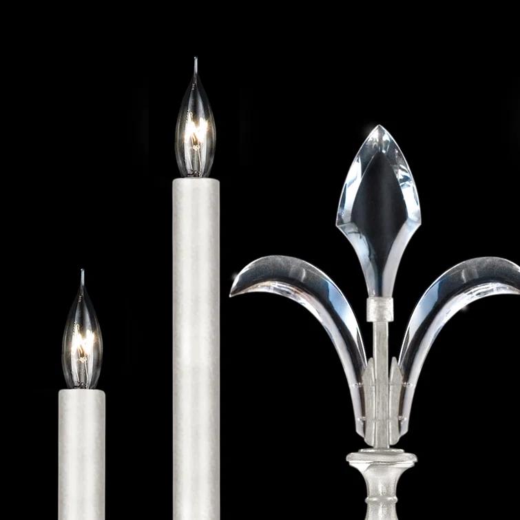 Beveled Arcs Candle Wall Light