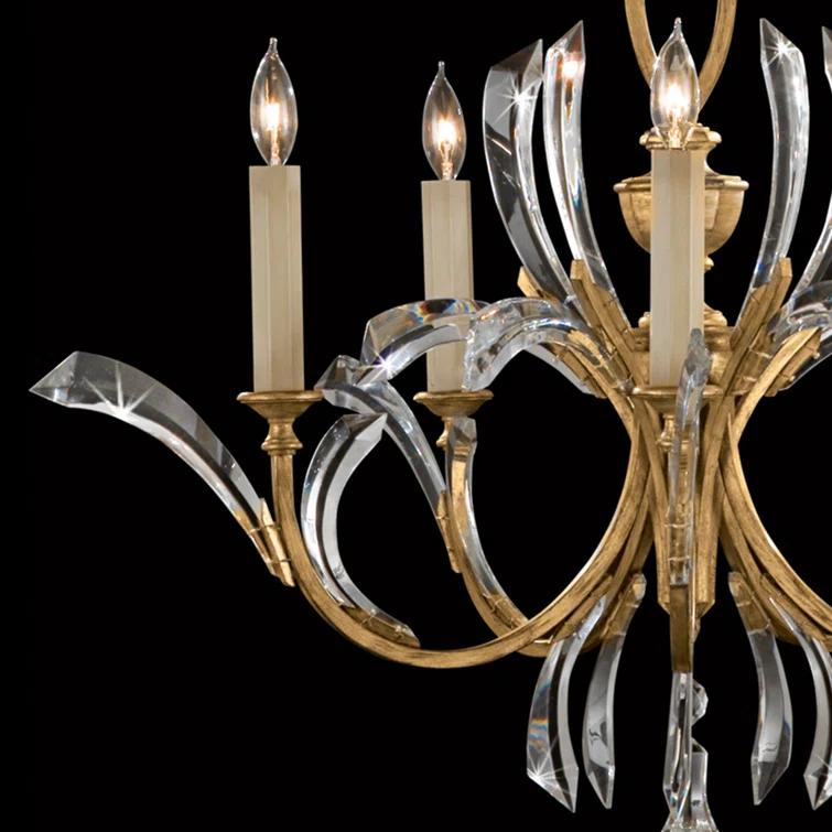 Beveled Arcs 5 - Light Classic / Traditional Chandelier
