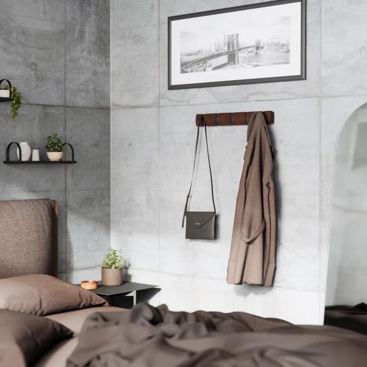 Flip 5 - Hook Solid Wood Coat Rack