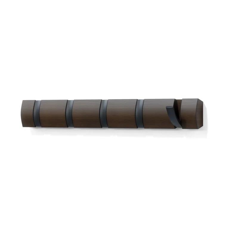Flip 5 - Hook Solid Wood Coat Rack