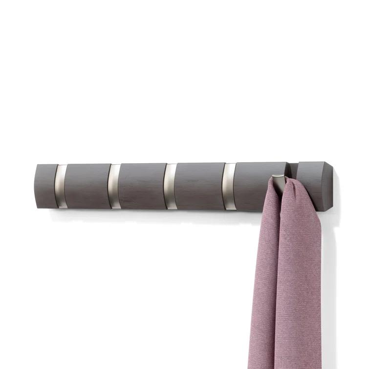 Flip 5 - Hook Solid Wood Coat Rack