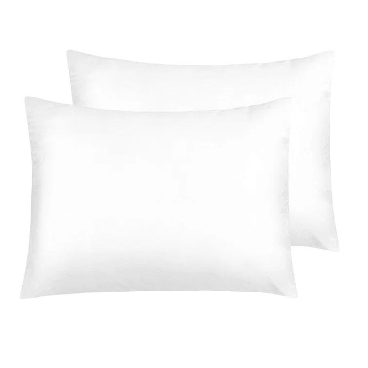 NTBAY Satin Pillow Cases, Zippered Pillowcases for Hair and Skin - NTBAY (Set of 2)