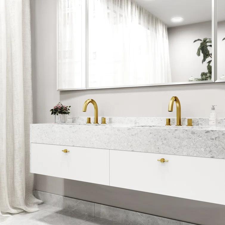 Hart 9" H Two Handle Widespread Bathroom Faucet