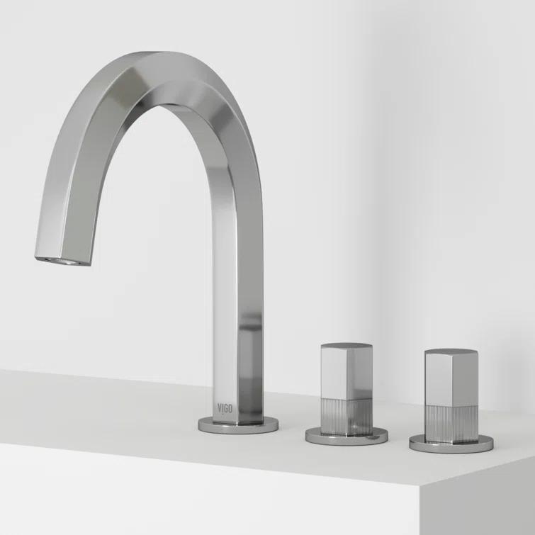Hart 9" H Two Handle Widespread Bathroom Faucet