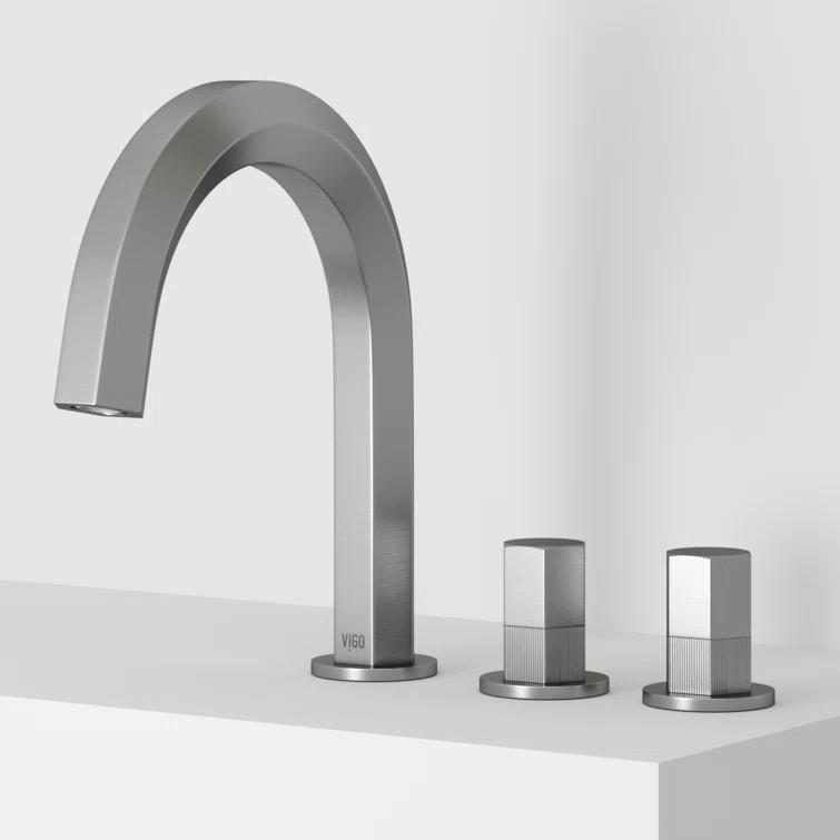 Hart 9" H Two Handle Widespread Bathroom Faucet