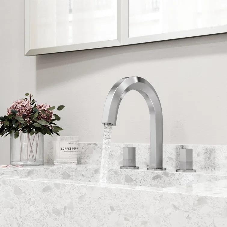 Hart 9" H Two Handle Widespread Bathroom Faucet