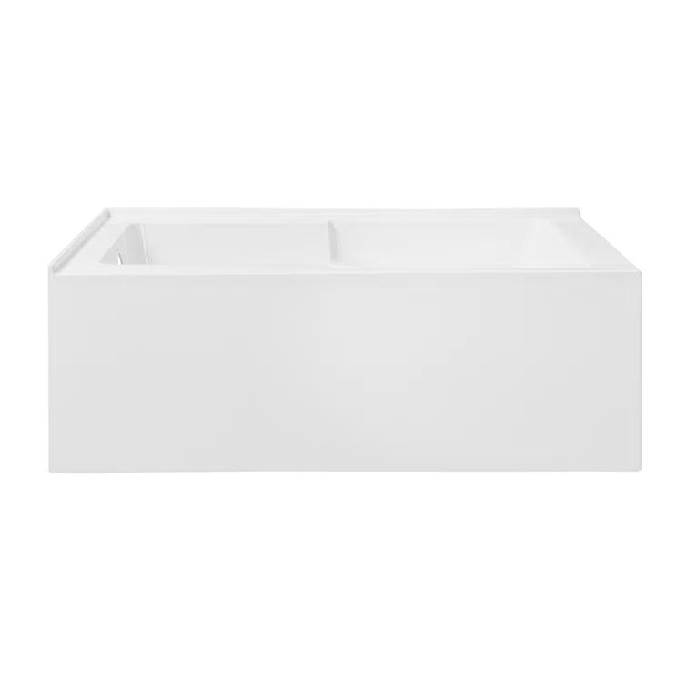 Claire 60" x 32" Alcove Tub with Corner Apron