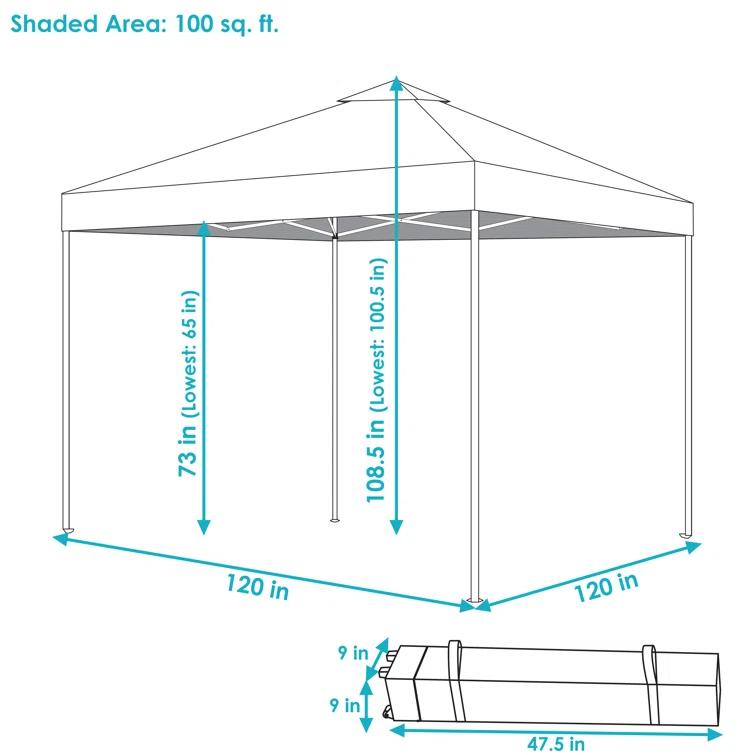 Metal Pop-Up Canopy