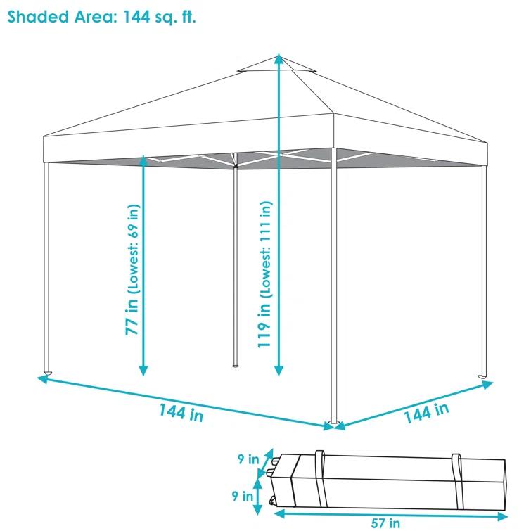 Metal Pop-Up Canopy