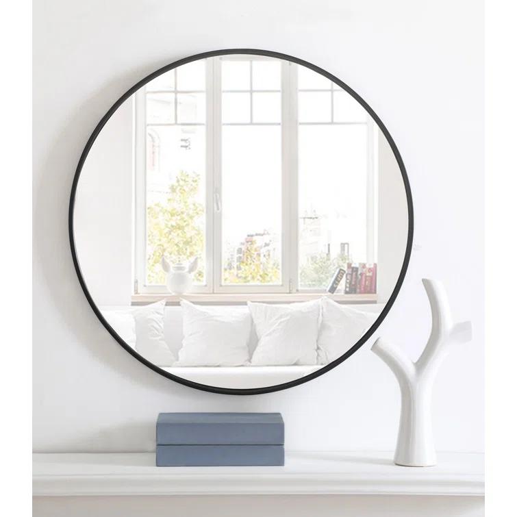 Sabine Metal Round Wall Mirror