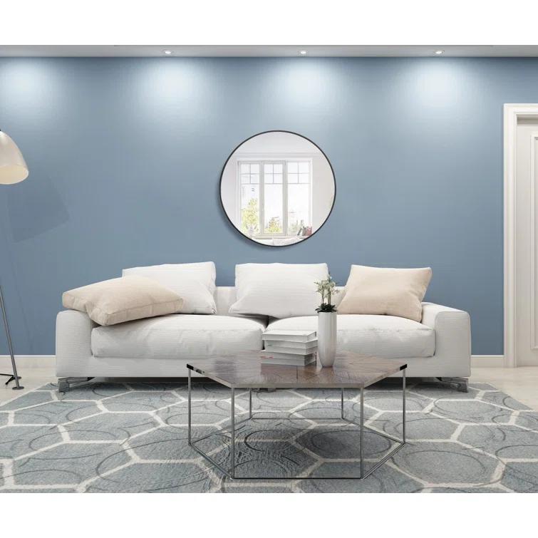 Sabine Metal Round Wall Mirror