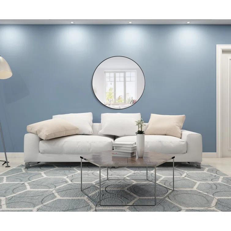 Sabine Metal Round Wall Mirror