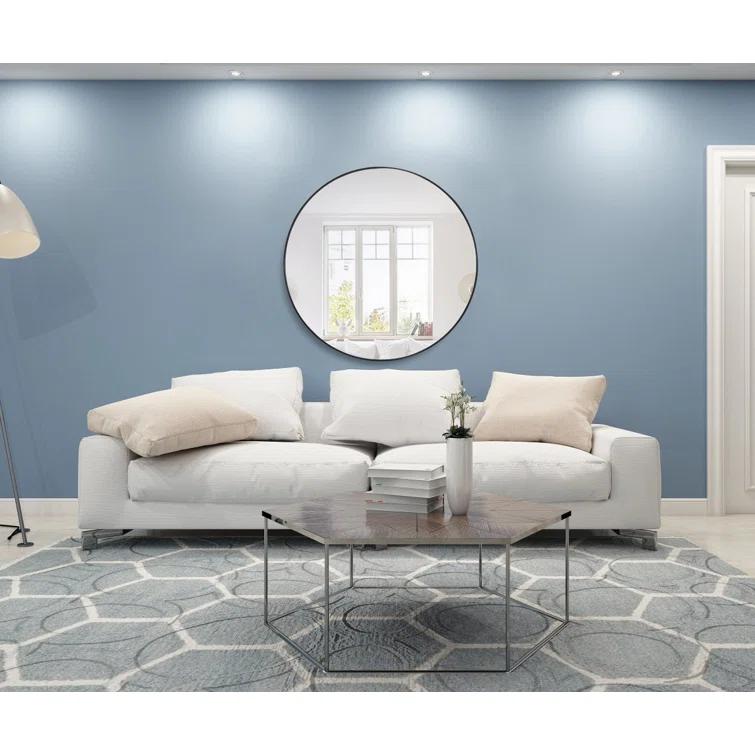 Sabine Metal Round Wall Mirror