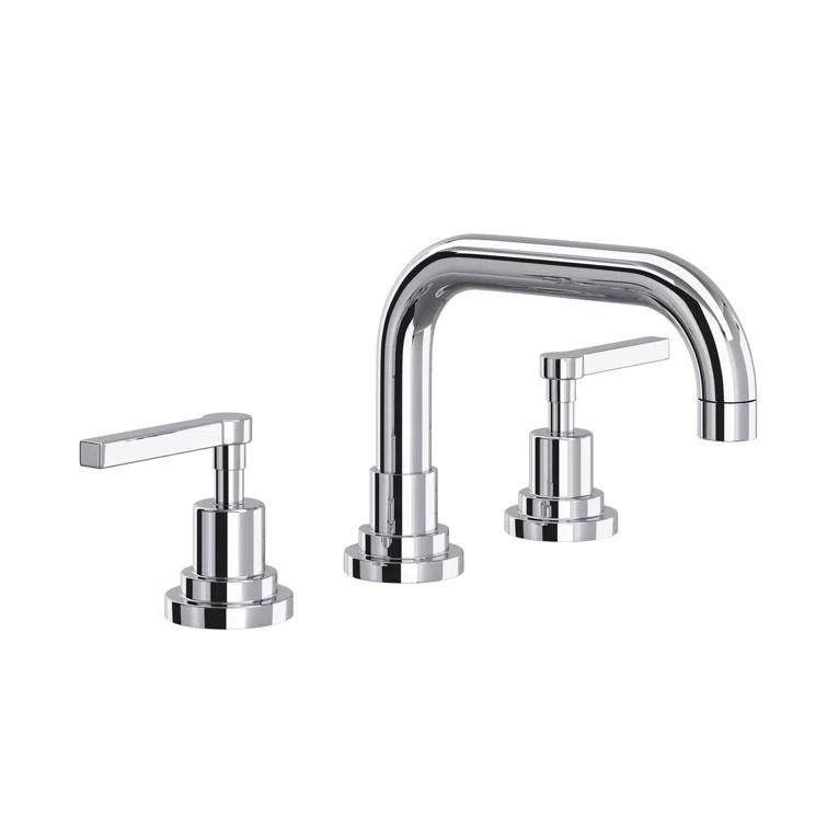 Lombardia Widespread Lavatory Faucet With U-Spout