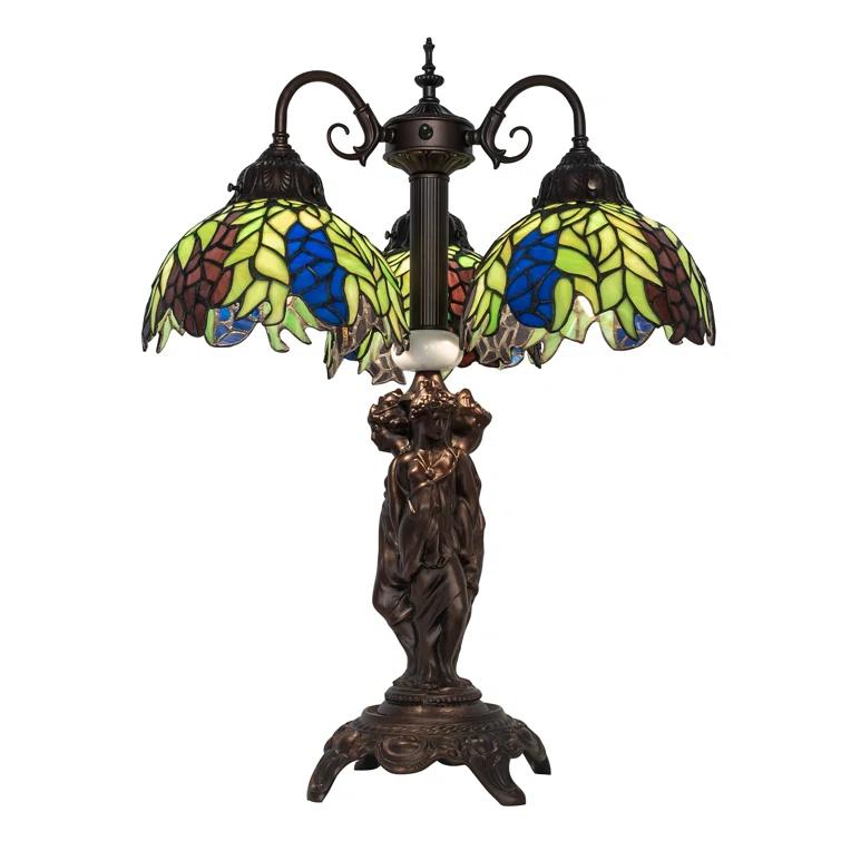 Meyda Lighting Meyda Tiffany & Stained Glass Metal Arched Lamp
